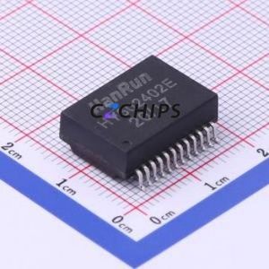 HY602402E หม้อแปลงไฟฟ้า LAN แบบ SMD-24P, ขนาด 18.3x12.2 มม. ตัวเหนี่ยวนำ (อัตราส่วนรอบ: 1:1) - Product Image 1
