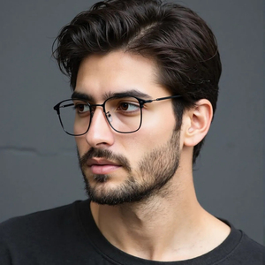 Vintage Metal Photochromic Eyeglasses Fashion Square Anti-Blue Light <strong>Glasses</strong> <strong>for</strong> Men <strong>Women</strong> Classic Anti-Radiation <strong>Computer</strong> - Product Image 1