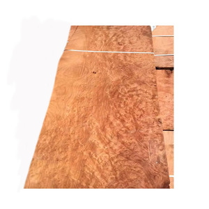 0,4mm en rodajas Natural Madrone Burl Chapa de madera Decoración de gama alta para escritorios de oficina modernos - Product Image 1