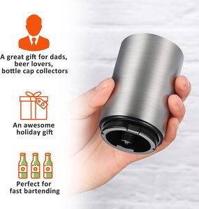Ouvre-bouteille automatique à pression directe d'usine - en stock, <span class=keywords><strong>accessoire</strong></span> de <span class=keywords><strong>vin</strong></span> en acier inoxydable pour sublimation, accepte logo <span class=keywords><strong>personnalisé</strong></span> - Product Image 5