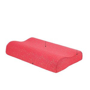 <b>Memory</b> <b>Foam</b> Wedge Pillow Gilded Red 60x35x9cm For Adults Bed Pillows - Product Image 1