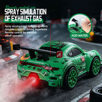 Nouvelle voiture télécommandée pour enfants à l'échelle 1/32, jouets de course, 2,4 GHz, électrique, 4 roues motrices, mini voitures RC de drift à grande vitesse, 4x4 avec pulvérisation et lumière