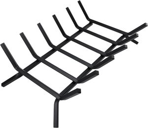 Grille <span class=keywords><strong>de</strong></span> <span class=keywords><strong>cheminée</strong></span> en fonte robuste <span class=keywords><strong>de</strong></span> 27 pouces 6 barres <span class=keywords><strong>de</strong></span> <span class=keywords><strong>support</strong></span> Poêle d'intérieur <span class=keywords><strong>Support</strong></span> <span class=keywords><strong>de</strong></span> rack à bois <span class=keywords><strong>extérieur</strong></span> <span class=keywords><strong>Cheminée</strong></span> à bois - Product Image 2