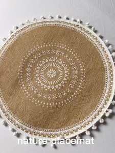 Tapis de Table en coton bohème Jacquard matelassé napperons imperméables pour cuisine de campagne serviette en tissu de mariage de pays - Product Image 3