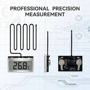 Termometro Digitale ZenMeasure con Sonda Lunga Cablata e Display LCD per Frigorifero, Congelatore e Conservazione Alimenti - Product Image 6
