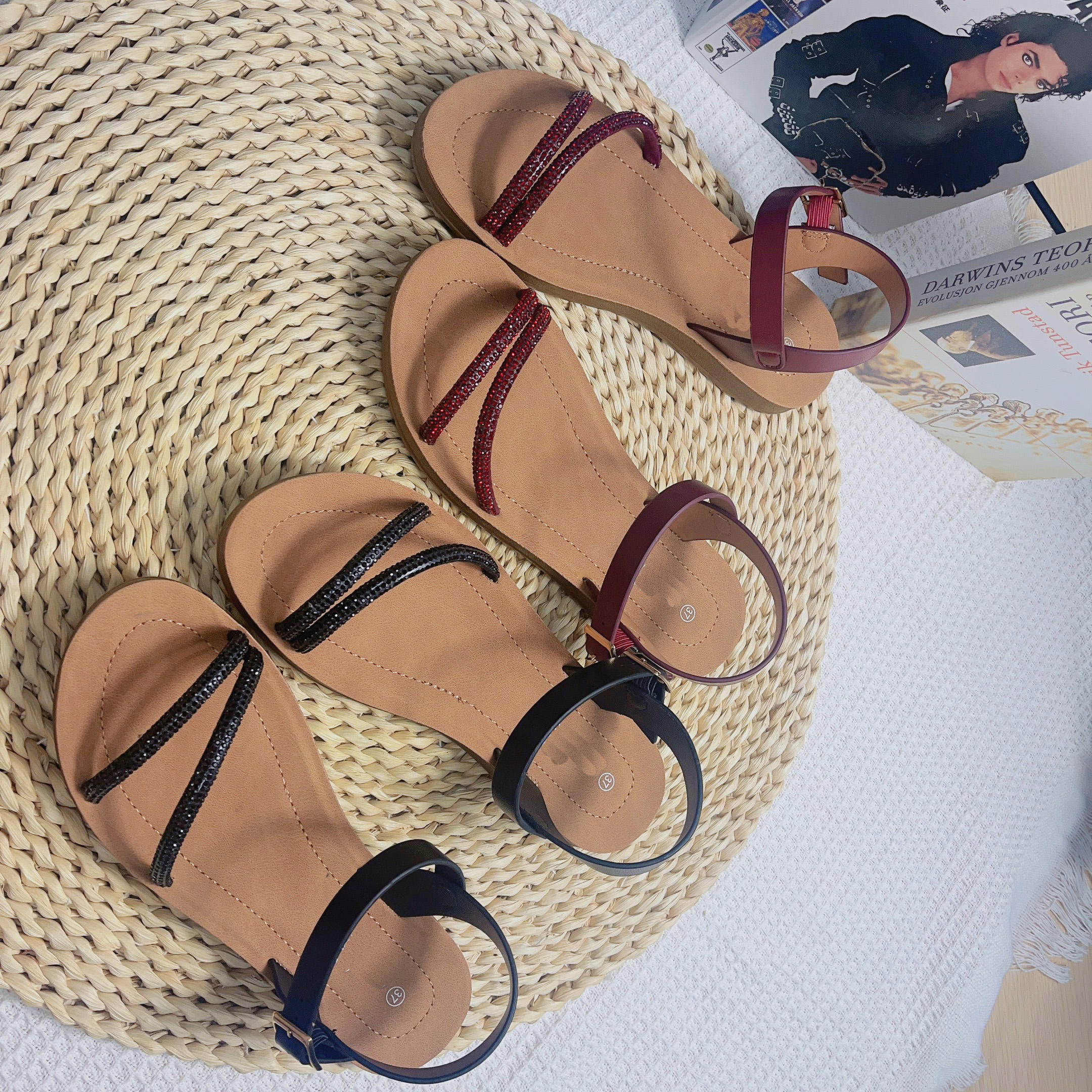 Flat Sandals Sandalias Planas Comodas Mujer Cómodas Sandalias - Main Image