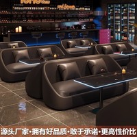 Ensembles de canapés et tables en bois massif bicolore pour 1 ou 2 personnes, mobilier de restaurant commercial moderne et simple