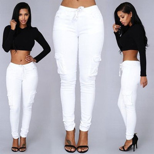 Pantalon crayon pour femme le plus vendu avec plusieurs poches et pantalon à cordon - Product Image 4