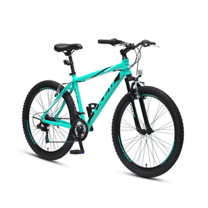 Bicicletta da Montagna TXED in Acciaio da 26 Pollici, 21 Velocità, Doppio Freno a V, Pedali Standard, Telaio Completamente Ammortizzato, Portatile ed Economico - Product Image 1