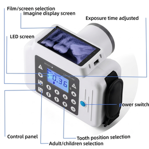 Dispositivo de Rayos X Dental Digital Portátil de 60KV, Máquina de Radiografía Dental <span class=keywords><strong>Veterinaria</strong></span> para Animales, Clínica - Product Image 3