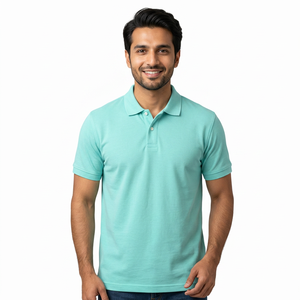 100% Breathable Cotton Custom Logo Short Sleeve Casual <b>Collar</b> <b>T</b>-<b>Shirt</b> for Men Summer Wear Solid with OEM ODM for Polo <b>Shirt</b> - Product Image 1