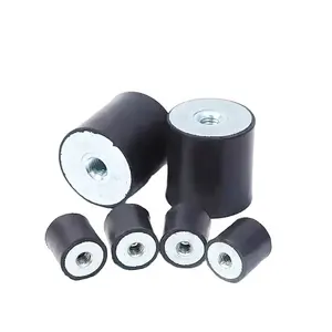 Hot Selling DD Type Flat Head Internal Thread Machine Shock Pad Cushion Shockproof Column Rubber Rubber Shock Absorber