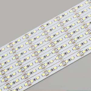 แถบไฟ LED แข็งแบบกำหนดเองกันน้ำได้2835 144Led 72Led 0.5ม. 1ม. บาร์ LED อลูมิเนียม SMD2835ไฟราวแข็ง - Product Image 1
