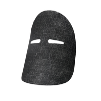Masque facial en feuille de mûrier noir écologique de haute qualité, matériau en maille diamantée, contrôle du sébum, hydratant, blanchissant