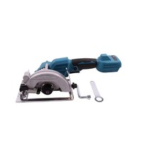 Scie circulaire électrique sans balais au lithium 21V, rechargeable, multifonctionnelle, pour le travail du bois et la découpe de pierre, utilisable d'une seule main