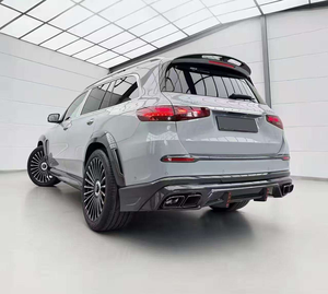 Nuevo Kit de Carrocería de Fibra de Carbono Personalizado YIKU para Mercedes-Benz GLS <span class=keywords><strong>Maybach</strong></span>, Estilo LD, Gris, Divisor de Carbono para SUV, Kits de Estilo VIP - Product Image 3
