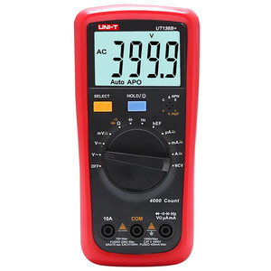 ยูนิ-ที มัลติมิเตอร์แบบดิจิตอล UT136BC 4000 คันน์ ช่วงการวัดอัตโนมัติ โวลต์มิเตอร์ความแม่นยำสูง พร้อมฟังก์ชันทดสอบ NCV - Product Image 3