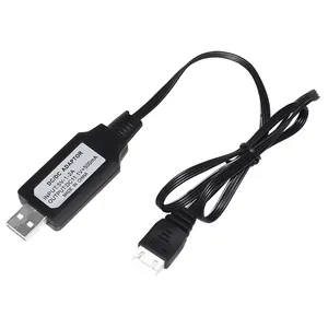 Factory 11.1V (3S) lithium battery USB charging line for water gun lighting micro fast charger cable
