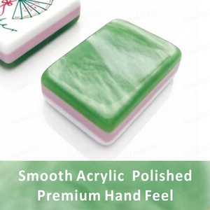 American Jewish <b>Mahjong</b> Spanish <b>Mahjong</b>, <b>Mahjong</b> Gift <b>Mahjong</b> Miss Classic <b>Mahjong</b> Tile <b>Set</b> Green <b>Mahjong</b> Tiles - Product Image 4