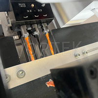 Vortek MZ6415 Version Personnalisée Blanche Machine de perçage et de fraisage 3-en-1 verticale et horizontale pour le travail du bois, pour trous de charnière, à une seule ligne