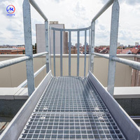 Marches d'escalier en acier ondulé composite extérieur en caoutchouc transparent 40 mm pour villa et hôtel - Écologique et durable