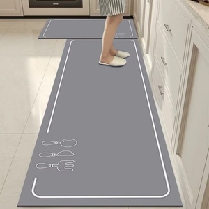 <b>Kitchen</b> <b>Mat</b> Light Luxury Anti-Slip <b>Kitchen</b> Floor <b>Mat</b> Waterproof and Oil-Cleanable Dirty Carpet for Household Use - Product Image 3