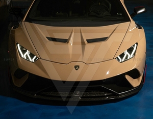 Kit carrosserie en fibre de carbone de style Performante Pare-chocs avant avec lèvre avant pour <span class=keywords><strong>Lambo</strong></span> Huracan LP610-4 - Product Image 5