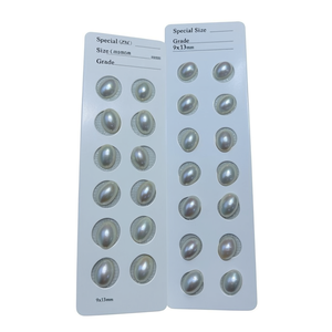 ลูกปัดมุกเวนชี 9x13 มม. รูปไข่ เกรด Aaa อุปกรณ์ตกแต่งเครื่องประดับสำหรับทำสร้อยคอ - Product Image 2