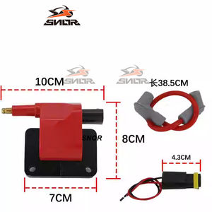 Bobine d'allumage haute performance SNOR pour <span class=keywords><strong>MSD</strong></span> 2 broches, compatible universellement avec les <span class=keywords><strong>motos</strong></span> à injection et à carburateur - Product Image 2