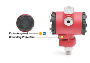 IP65 4-20mA標準タイプ防爆圧力トランスミッタ、FS精度0.25% 、応答時間 <5ms - Product Image 4