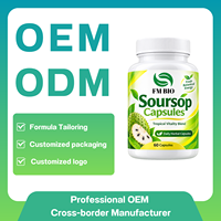 Capsules de Corossol Naturel, Complément Alimentaire Botanique, Capsules de Corossol Marque Privée, Usine OEM