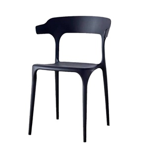 Silla de Comedor Apilable de Plástico con Respaldo Nórdico, Estilo Moderno y Lujoso, para Hogar, Oficina y Cafetería, Apta para Uso en Interiores y Exteriores - Product Image 5