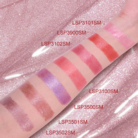7 couleurs paillettes perle finition scintillante baume à lèvres hydratant baume à lèvres super soyeux avec emballage blanc