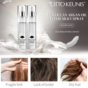 Parrucca sintetica intrecciata con etichetta privata Detangler Shine Hair Tamer Super Smoothing Heat Protection Spray all'olio di Argan - Product Image 5