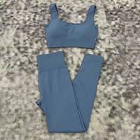 Vente chaude femmes grande taille Yoga exercice Fitness ensemble respirant taille élastique fermeture sport soutien-gorge cyclisme pantalon sans couture