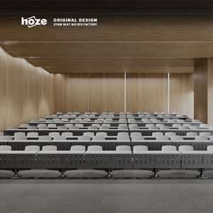 Kursi Aula Sekolah Modern HOZE HS-3103-5, Kursi Berputar 360 Derajat dengan Rangka Baja dan Fitur Tahan Lama - Product Image 3