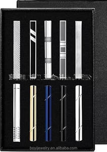 Boutons de manchette personnalisés pour hommes, pinces à <span class=keywords><strong>cravate</strong></span> avec logo personnalisé, vente en gros - Product Image 5