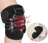 Masseur portable sans fil RS pour genoux, jambes et mollets, 6 modes, 9 niveaux d'intensité, EMS, avec contrôle du temps, batterie au lithium, pièce unique