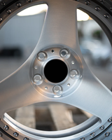 Roues de voiture forgées RCSR personnalisées de 16, 17, 18, 19, 20 pouces, 2 pièces, 3 branches, 5X112, 5X108, 5X114.3, 5X120, jantes profondes polies