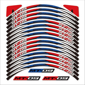 Para YAMAHA MT09, ruedas <span class=keywords><strong>de</strong></span> motocicleta, llanta, pegatina decorativa reflectante, calcomanías <span class=keywords><strong>de</strong></span> cubo impermeables - Product Image 1