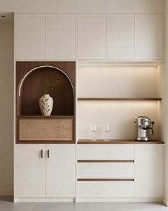 Buffet simple moderne personnalisé Buffet en bois blanc Buffet pour <span class=keywords><strong>salle</strong></span> <span class=keywords><strong>à</strong></span> <span class=keywords><strong>manger</strong></span> Approvisionnement direct d'usine - Product Image 1