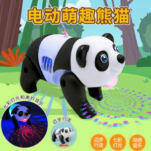 Juguete Eléctrico de Panda con Luces, Música, Camina y Gatea, para Niños Pequeños de 13 a 24 Meses, Forma de Animal de Plástico - Product Image 4