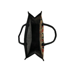 Sacs de shopping en jute de qualité supérieure, grand sac à main en jute pour femmes et hommes avec impression sérigraphique élégante - Product Image 4