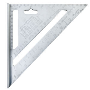Régua quadrada triangular de alumínio de 7 pol., esquadro para marcenaria e carpintaria - Product Image 3