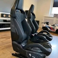Sièges baquet Recaro CARBON Sport Luxe Moderne en Cuir Arrière M8/M2/M3/M4/M5/M6/X3M/X4M/X6M/G80/G81/G82/G87/G90/F90-F98