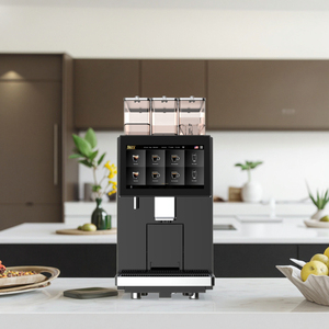 Máquina de Café Espresso Comercial Totalmente Automática de 19 Bares, Cafetera Negra con Calderas Dobles - Product Image 1