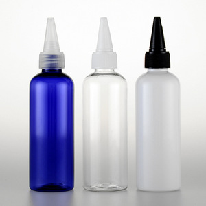 80ml 100ml 120ml 150ml PET for Amber Bullet Shape Hair Oil Squeeze <b>Bottle</b> with Screw Cap and Screen Printing - Product Image 5