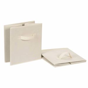 New Design Foldable <b>Bins</b> Storage Organizers Cube Box Non Woven Fabric Storage Boxes for Clothes - Product Image 4