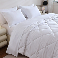 Premium 7-teiliges King Bettwäsche set Robustes Polyester Inklusive Matratze Topper Kissen bezüge Flach betttuch zur Entspannung Einfach