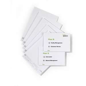 DURABLE - 4855-02 Plaquettes de rechange 210x148,5mm (multi-pack) - EAN 4005546400815 SIGNAGE ET MARQUAGE AU SOL - Product Image 1